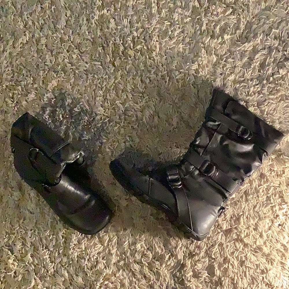 Grey Boots